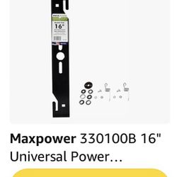 Qty: (2) - 16" Universal Dethatcher Lawn Mower Blade