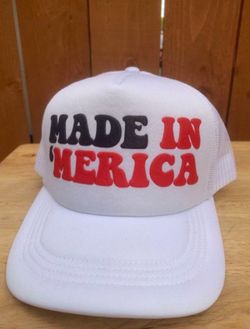 Ordinary Crowns Hat Made In ‘merica White Foam Trucker Snapback