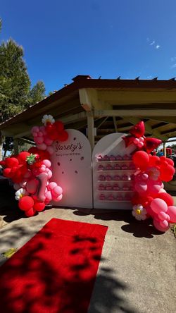 Balloon backdrop