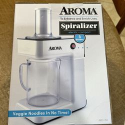 Aroma Electric Spiralizer. New In Box, Gift Box Ready