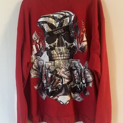 Red Bling Mens Sweatshirt 