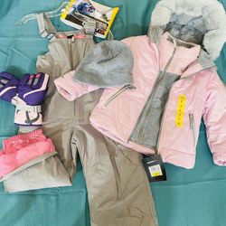Snow Bib And Jacket For Girls 
