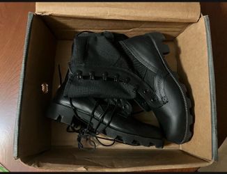 Vintage Army Military Hot Weather Jungle Combat Boots Size 5 R