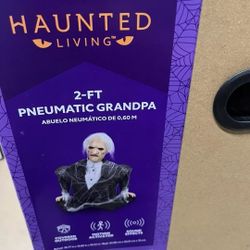 BNIB Pneumatic Grandpa Halloween Animatronic