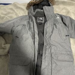 Grey North Face