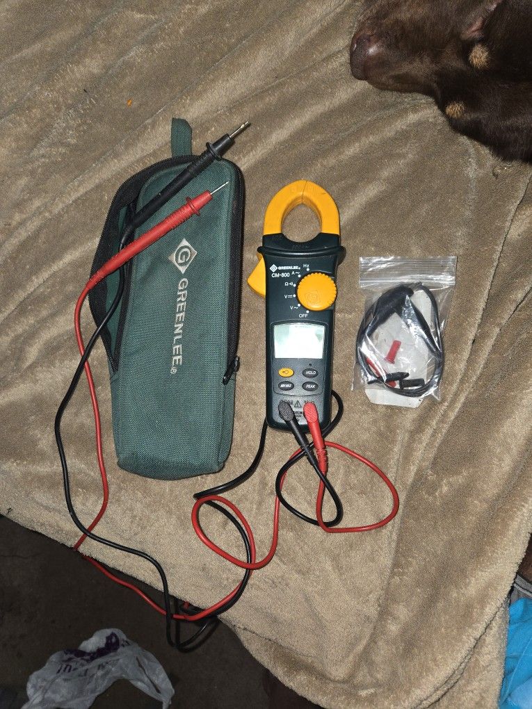 Greenlee Cm-800 Electrical Current Clamp Meter