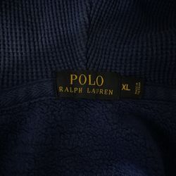 Blue Polo zip up