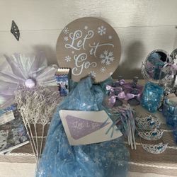 Frozen Theme Party Decor