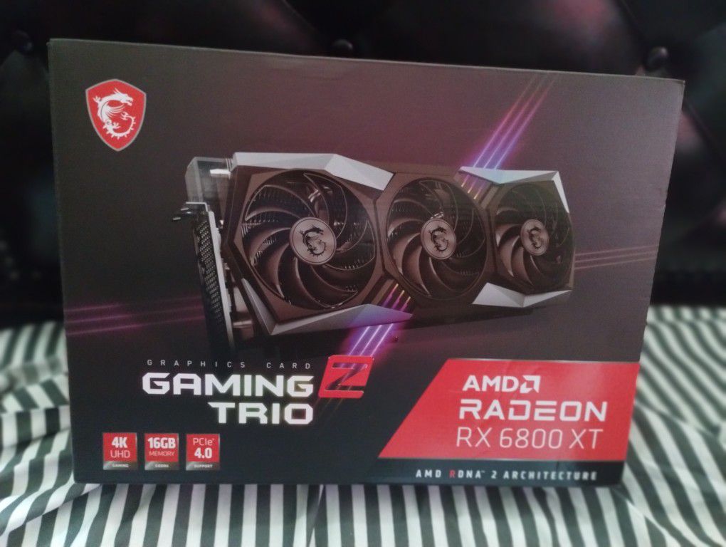 High End Graphics RX 6800XT MSI Gaming Z Trio 16gb (Gaming Z is Faster Than Gaming X BTW)