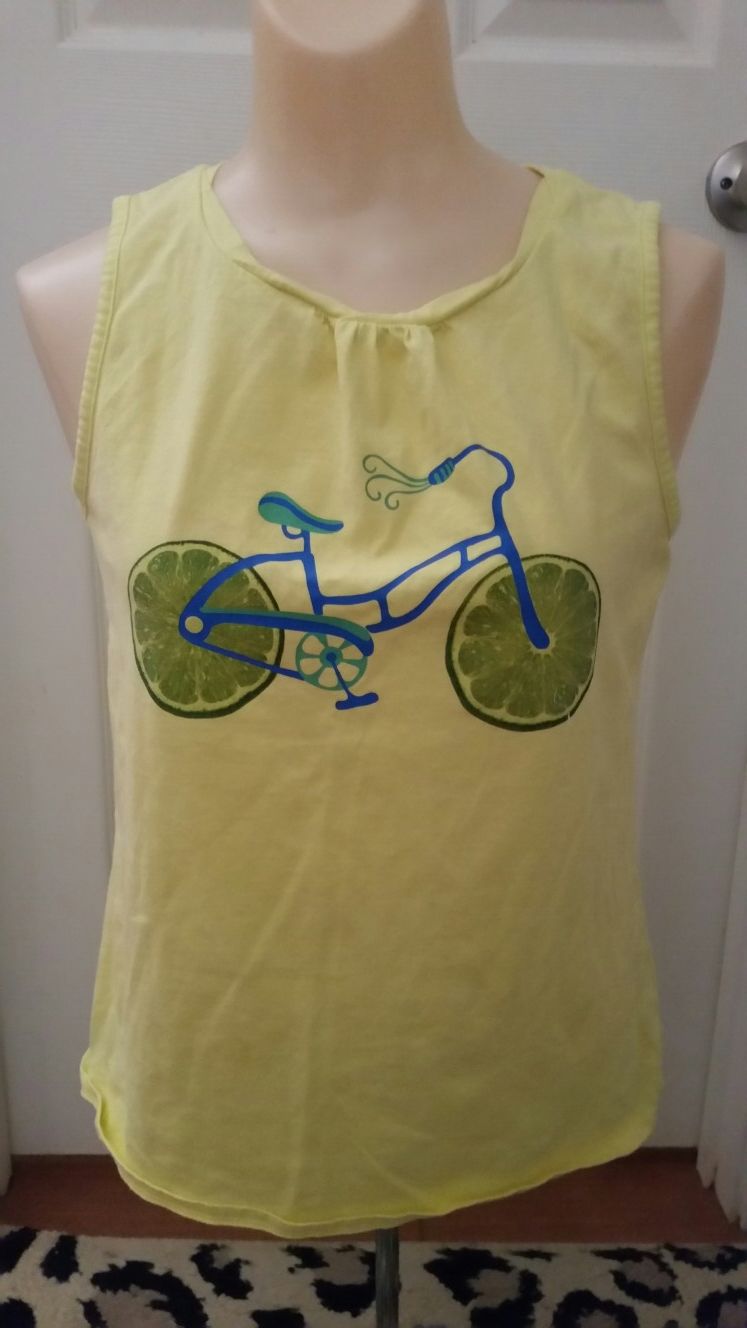 Girls Lands' End Bicycle Tank size 14