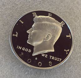 Half Dollar 2008 S. Silver Proof Coin USA 