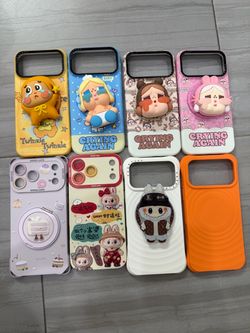 iPhone 17 Pro Max Lot of 8 Cute Character iPhone Cases