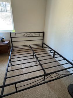 Moving, bed frame for sale at a low price