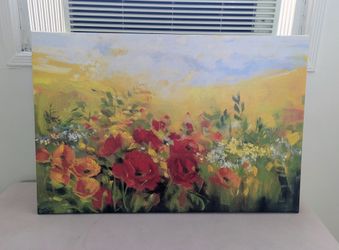 Flowers in a field