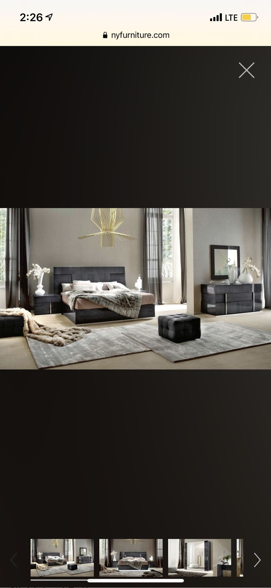 King Bed, 2 Nightstands Dresser And Mirror .