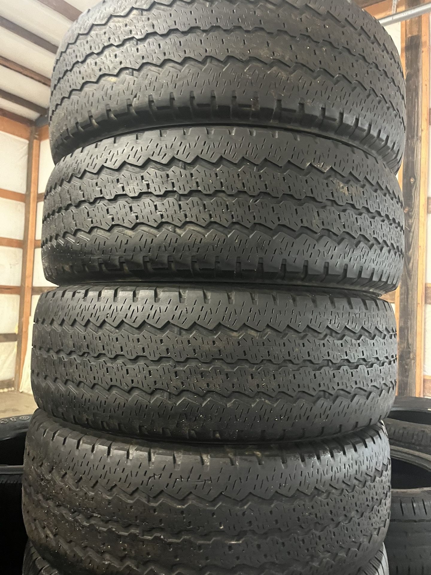 275 70 18 GOODYEAR MATCHING SET LOAD RANGE “E” $150 for the set