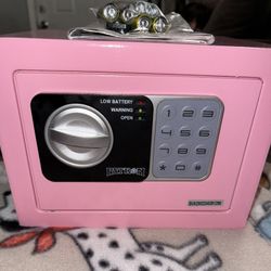 Small New Pink Safe Box $20