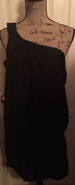 NWT Black Grecian Bebe dress size L