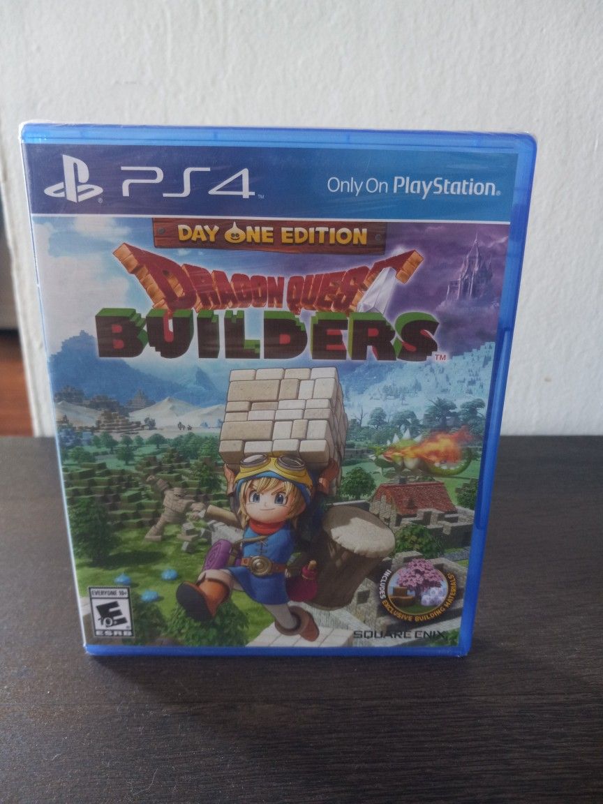 2016 Dragon Quest Builders Day One Edition PlayStation 4 New Factory Sealed