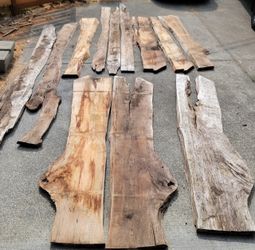 Spalted Maple Live Edge Wood Slabs