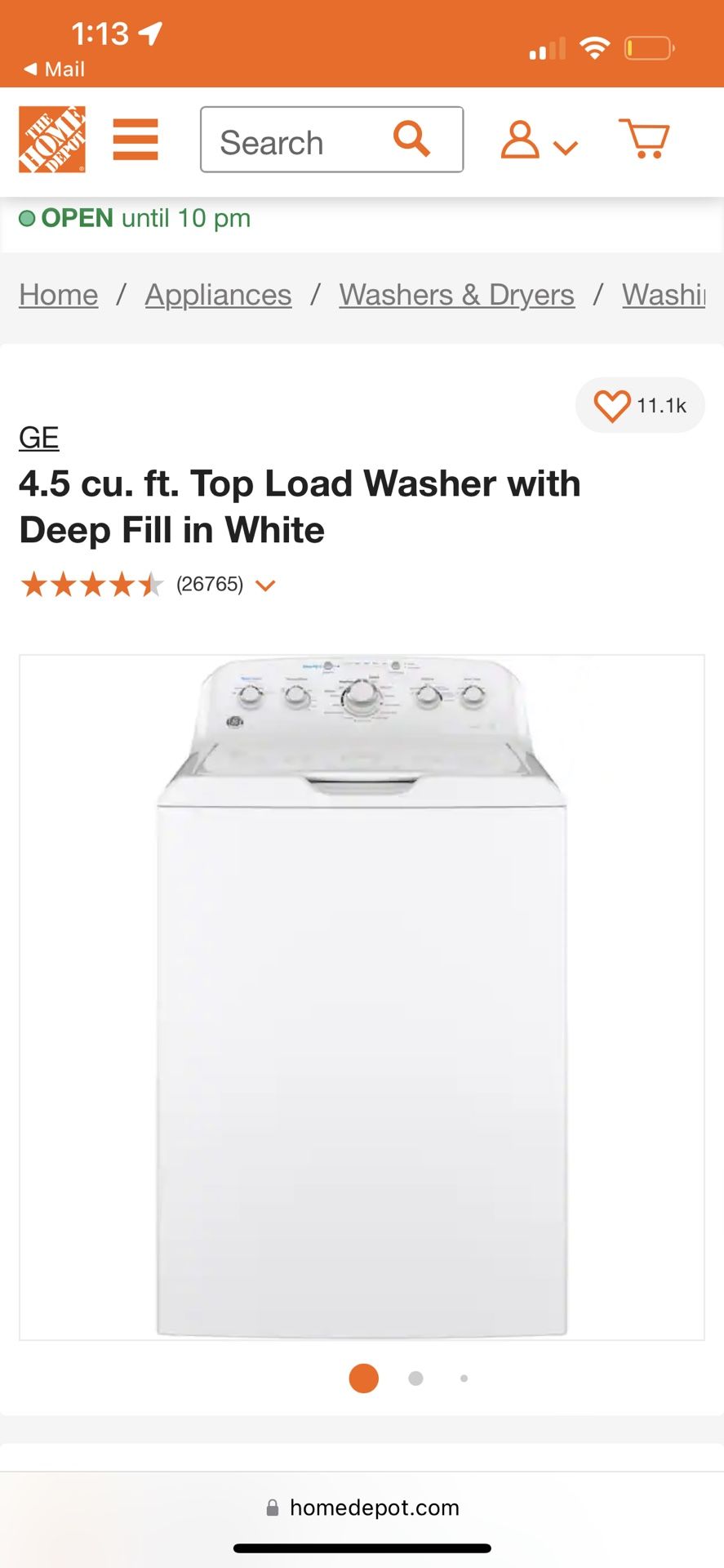 New GE Washer Will Add In Free Dryer