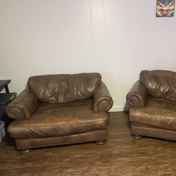 Vintage Leather Couches 