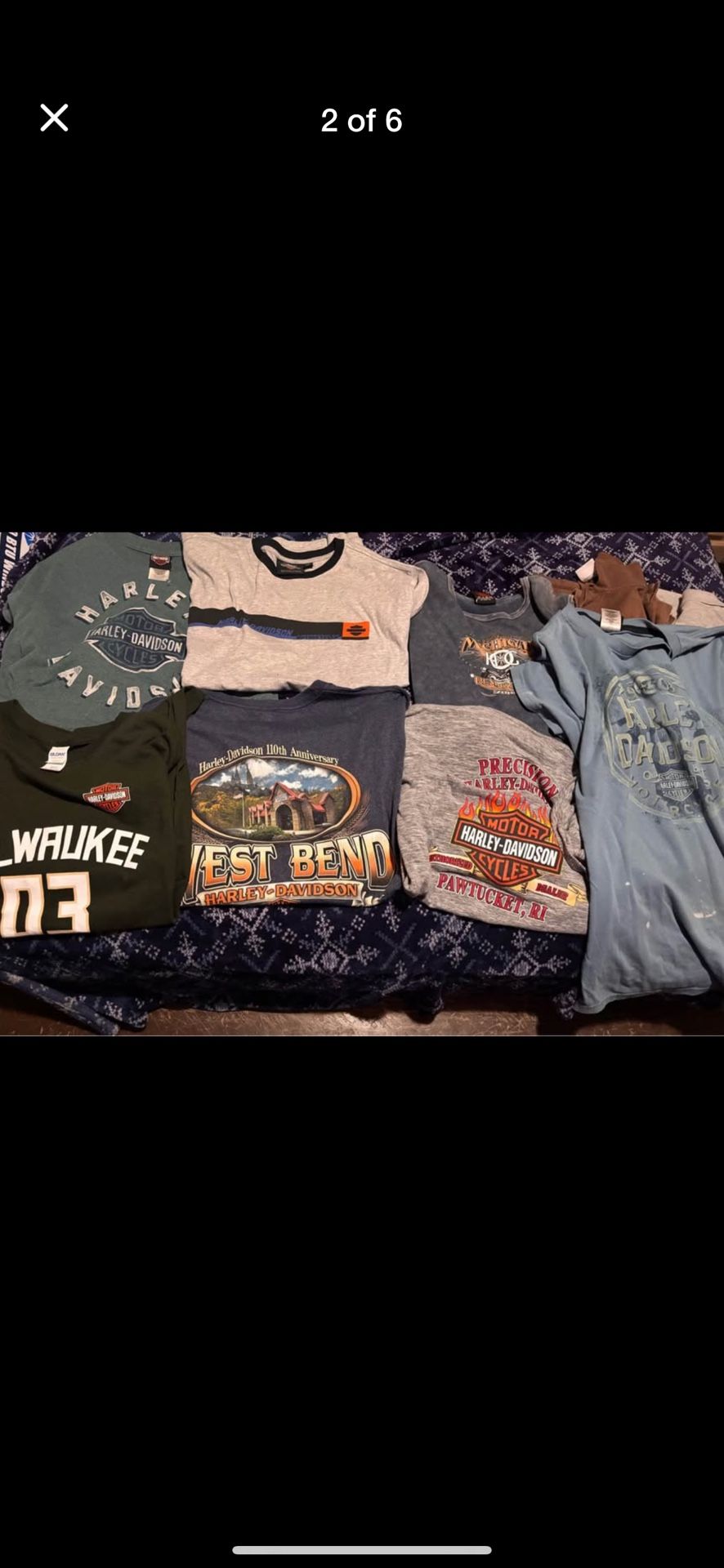 Harley Davidson teeshirt bundle special read info