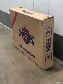 CSF 3709 1 Row Plastic Tank Aluminum Core Radiator