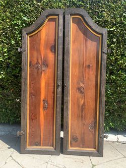 Vintage European wood door