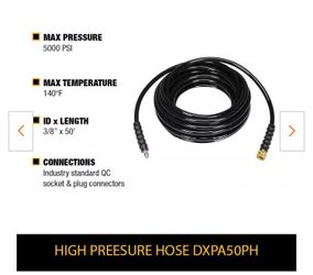 DEWALT Pressure Washer Hose 50 Feet