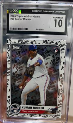 CGC 10 #39 Kumar Rocker RC 2025 Topps All-Star Game