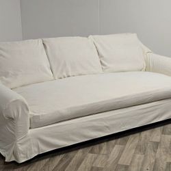 RH Belgian Slipcovered 8' Luxe Sofa