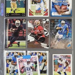 🏈 11 Card (10 Different) RB Reggie Bush Cards