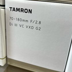 Tamron 70-180mm f/2.8 Di III VC VXD G2 Lens for Sony E