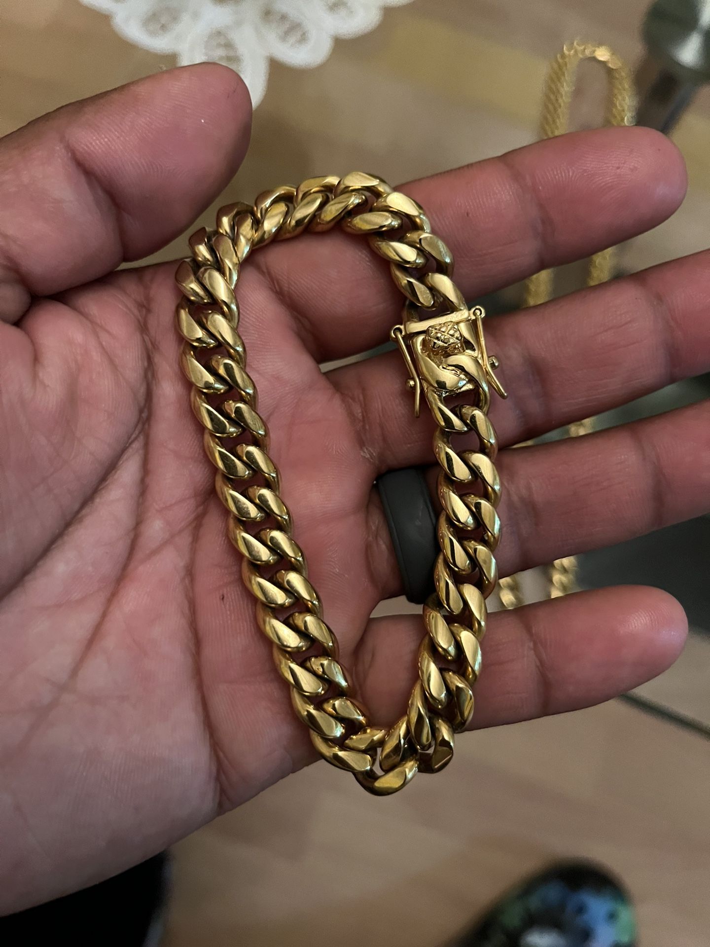 Cuban link bracelet (12mm)