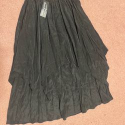 New small black scarlet darkness goth gothic Lolita long skirt renaissance