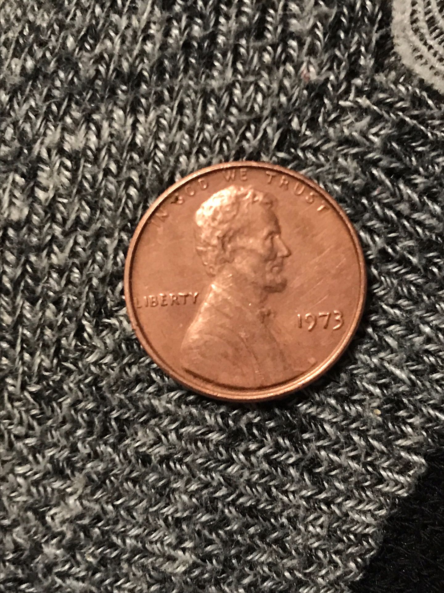 1973 Lincoln One Cent