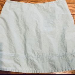 Vintage 90’s banana republic baby blue  skirt size 14  100% cotton