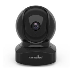 Security Camera, IP Camera 2K, WiFi Home Indoor Camera for Baby/Pet/Nanny, 2 Way Audio Night Vision, Works with Alexa, with TF Card Slot and Cloud