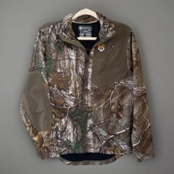 ScentLok Hunting Jacket Men’s Small Realtree Camo Half-Zip Scent Control