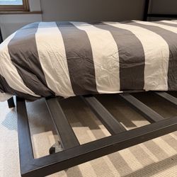 Room & Board Natural Steel Twin  Bed Frame w/ Casters – $300 (Free Mattress Included)