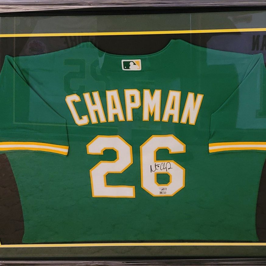 Matt Chapman Oakland Athletics Fanatics Authentic Autographed Kelly Green  Nike Authentic Jersey
