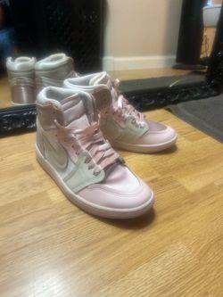 Air Jordan 1 High Tops Pink Oxford