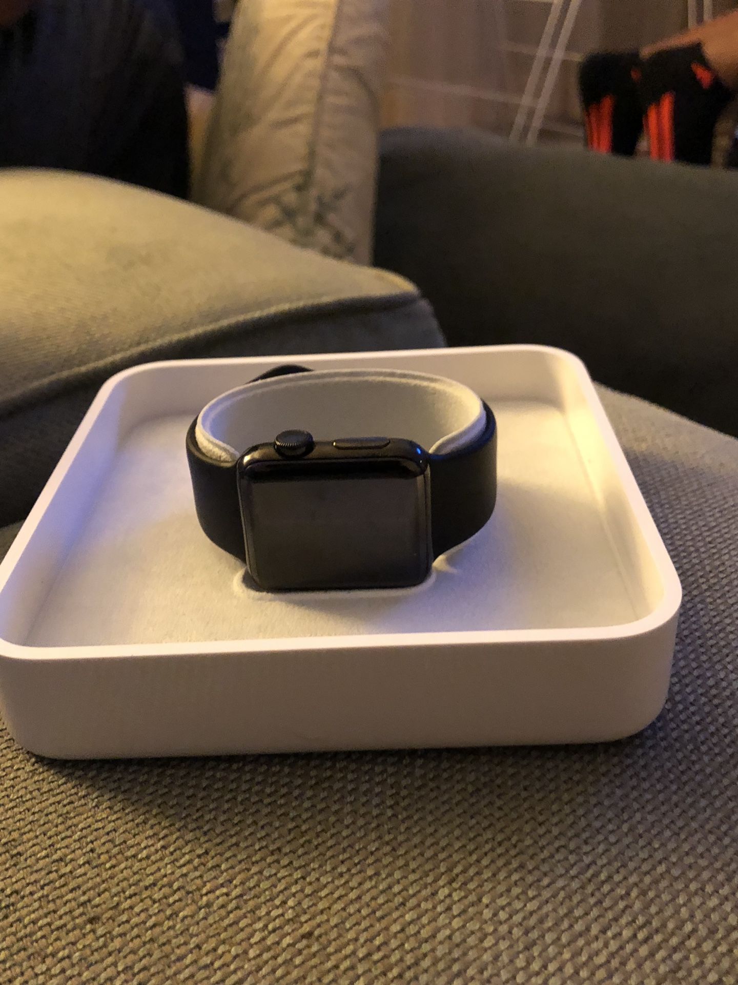 Apple watch series 2 stainless steel black