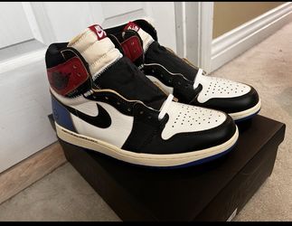 Fragment Design x Union LA x Air Jordan 1 Retro OG High Varsity Red Size 11M
