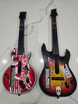 Nintendo Wii Guitar Hero Guitars