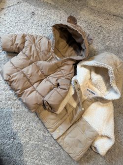 2 Old Navy  Baby Girls Coats Size 3-6 Months
