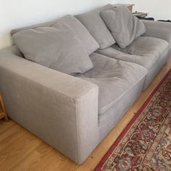Dream Gray Modular Loveseat