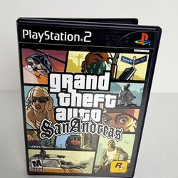 Grand Theft Auto: San Andreas (Sony PlayStation 2) CIB W Map - Tested - Free S&H
