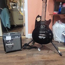 Epiphone Electric Guitar and Amp